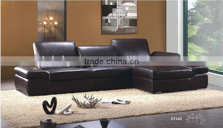 Bisini Modern Simple Leather Hotel Living Room Sofa Set (BG90479)