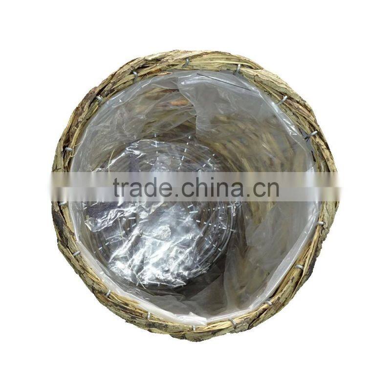 Natural Rattan Planter Flower Pot Sleeves Flower Baskets