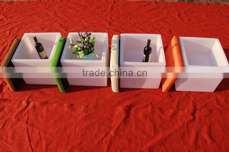 budweiser ice bucket, smirnoff led ice bucket, led cube ice bucket