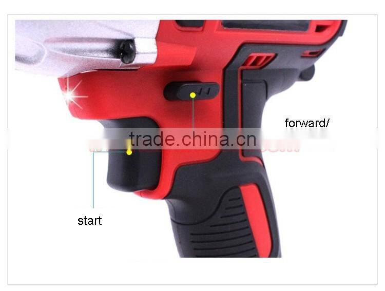 12V Lithium battery CE cordless drill hammer 52V Wrench brushless