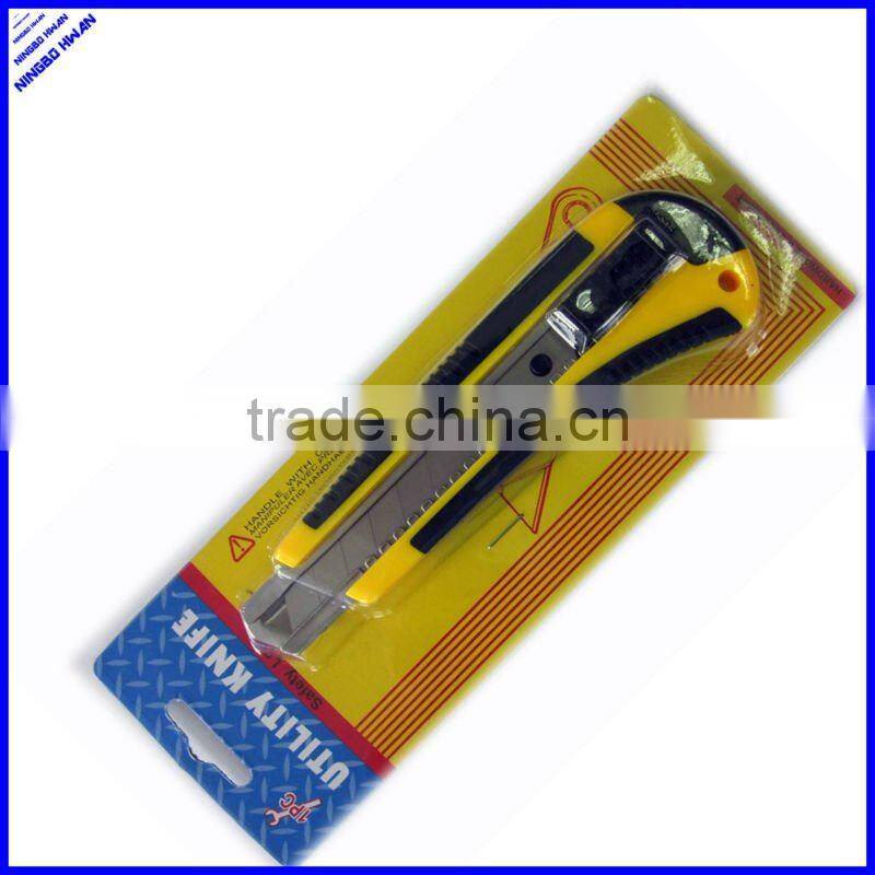 High quality durable blade utility knife with safety lock