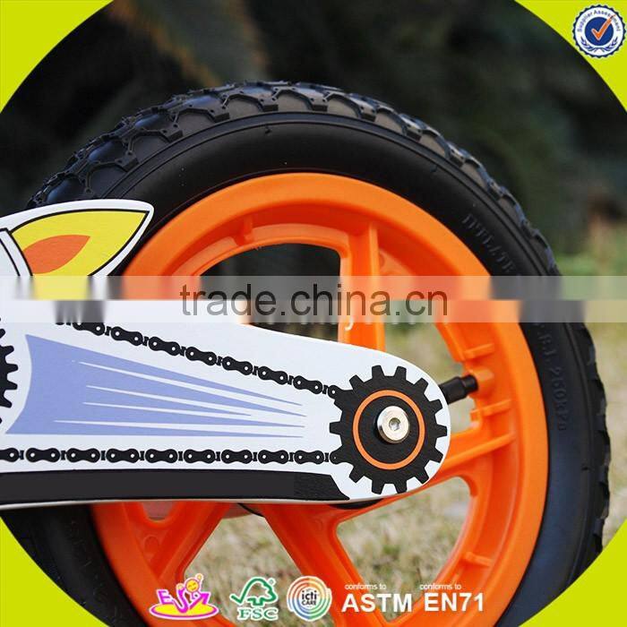 2017 hot sale kids wooden bike,popular wooden balance bike,new fashion kids bike W16C157