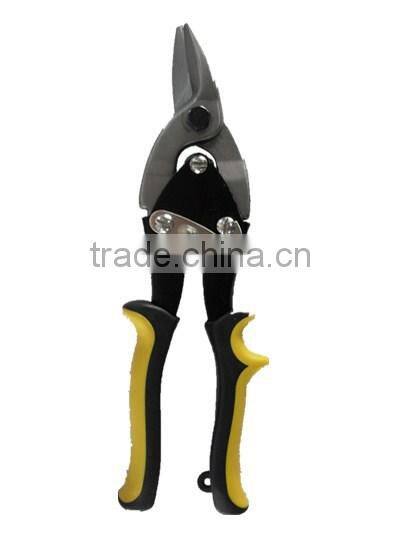 American style Aviation Tin Snips with TPR handle (left turn) / Steel cutter