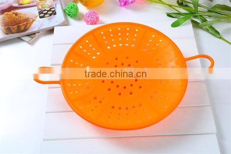 Kitchen tools silicone steaming rack steamer microwave oven drain rack