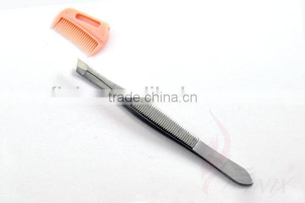 3.5" Flat Tip Eyebrow clip Eyebrow Tweezers