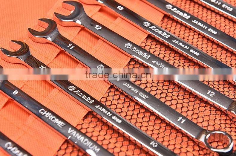 AK-6139 12pcs polish combination wrench set tool