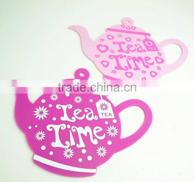 16133 kettle shape unti-skidding table silicone mat