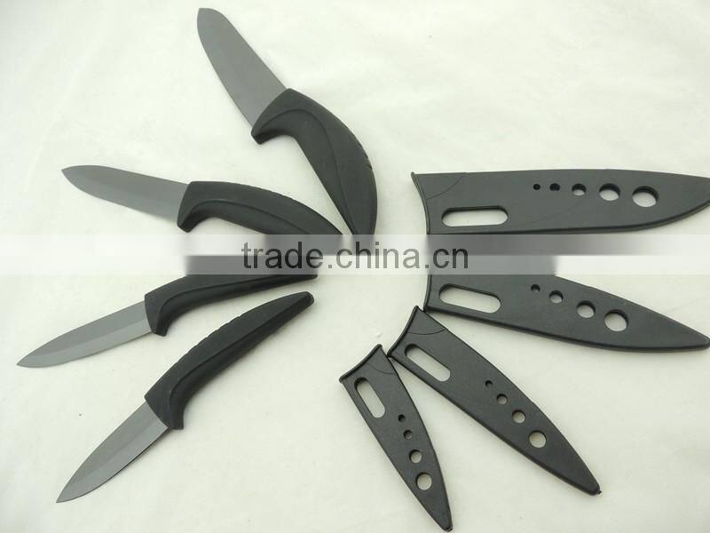Hot Selling 4 Pieces Set Household Kitchen Ceramic Knives 2017
