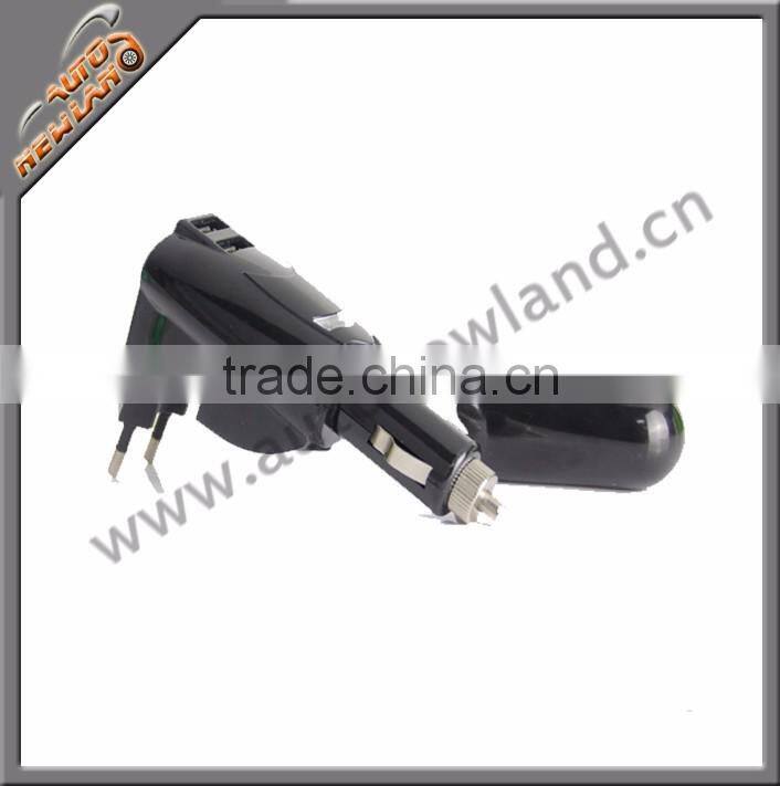 Auto phone charger in car in home with 2USB