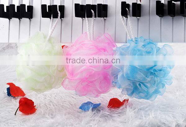 Hot Selling Bath Shower Body Exfoliate Puff Sponge Mesh Net Ball