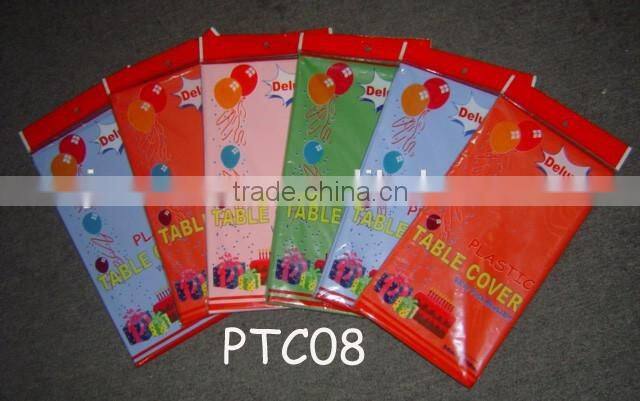 Fancy plastic Party tablecloth,disposable table cover