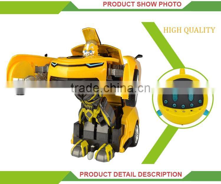 New design 2.4G transform control wireless remote toy car