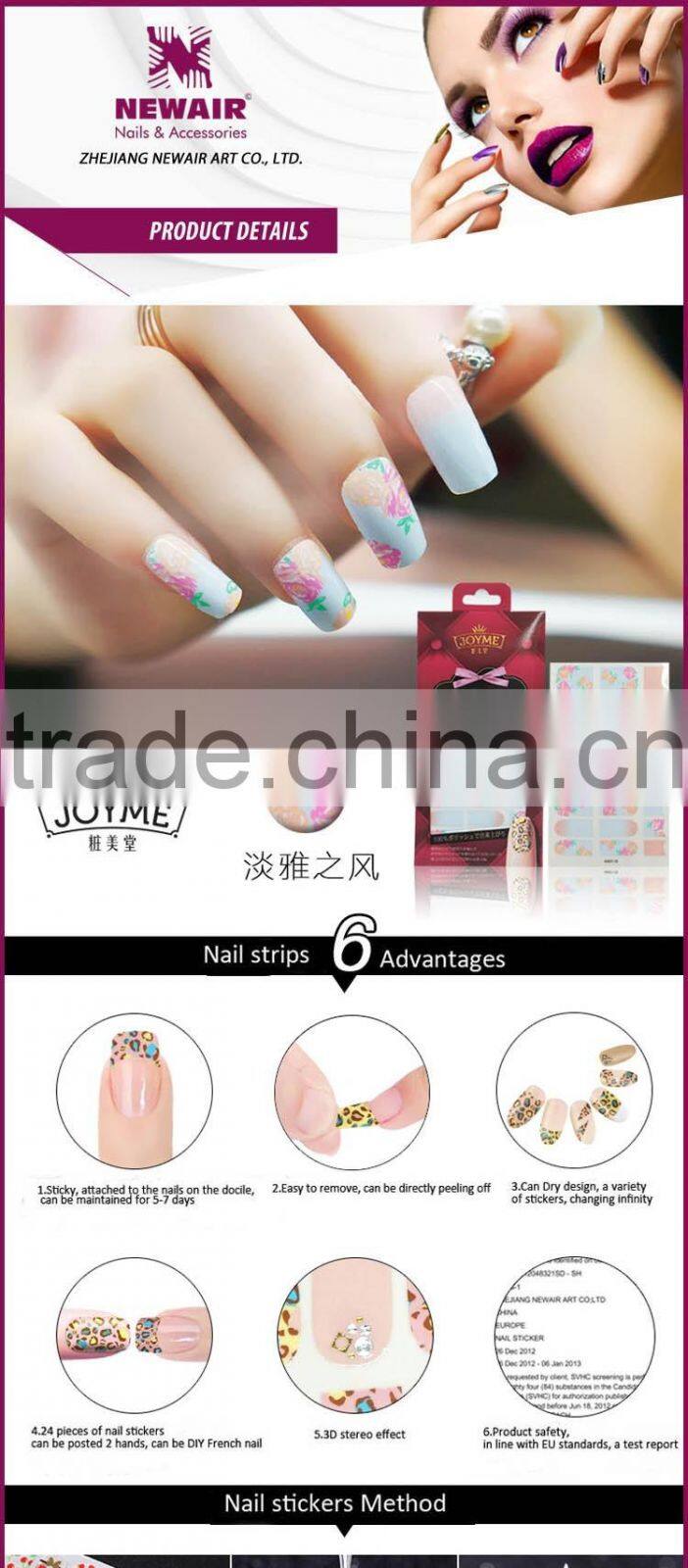 New Air NAIL STICKERS WRAPS - Full Self Adhesive Polish Foils Decoration