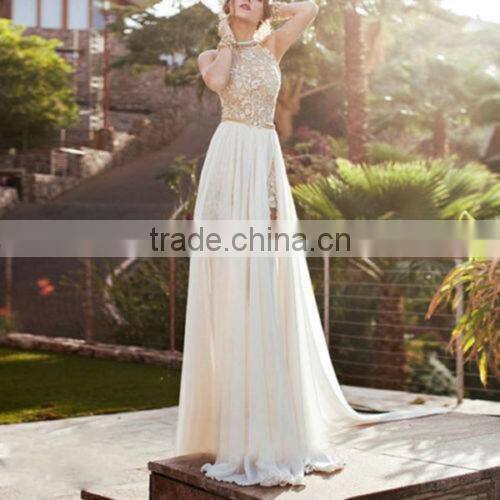 Sexy Women Lace Formal Long Bridesmaid Prom Party Cocktail Evening Dress Gown
