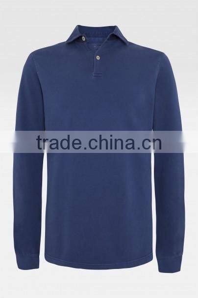 High quality long sleeve polo t shirt,new design polo shirt, man polo shirt from China