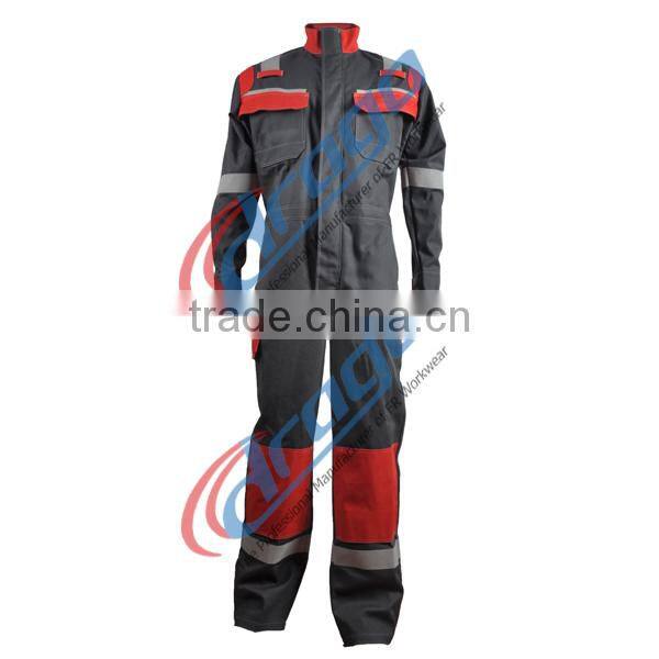 inherent safety aramid fire retardant coverall with reflective tape