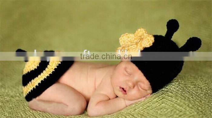 2016 unique animal shape design knitting wool clothes photo props newborn baby photography props