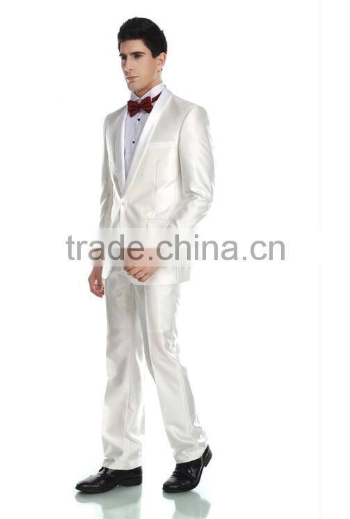 latest men white suit wedding pant coat design