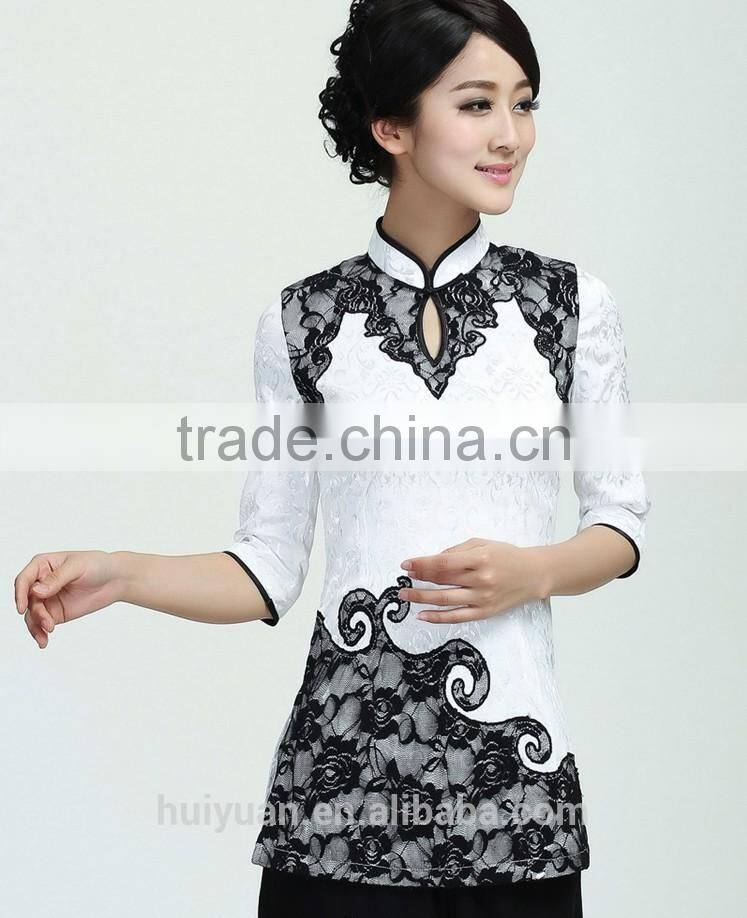 Newest Woman Polyester / Cotton Hotel Reception Uniform