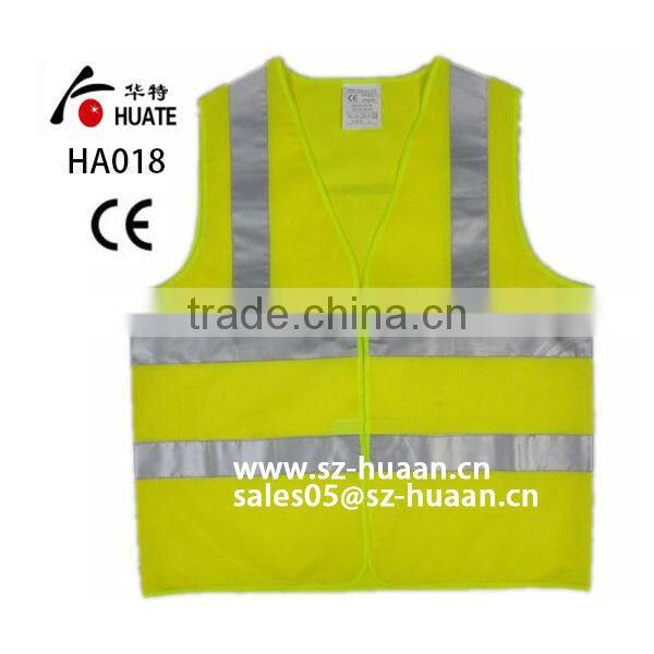 BC01002 Economic High Visibility Lemon Yellow Safety Vest