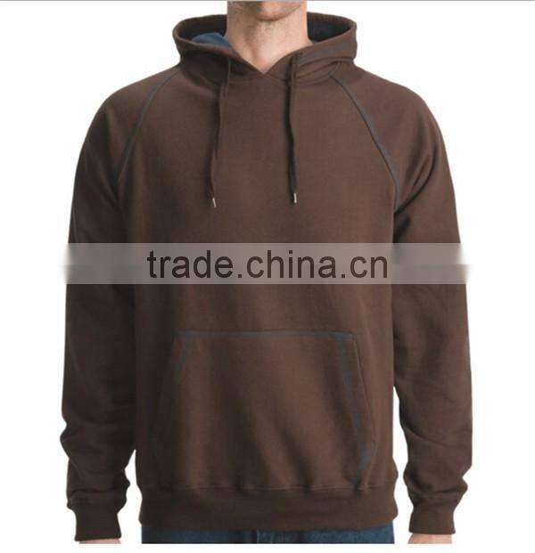 Custom fleece men pullover hoodies with pocket