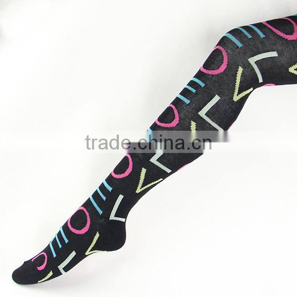 Wholesale women sports tights with custom pattern