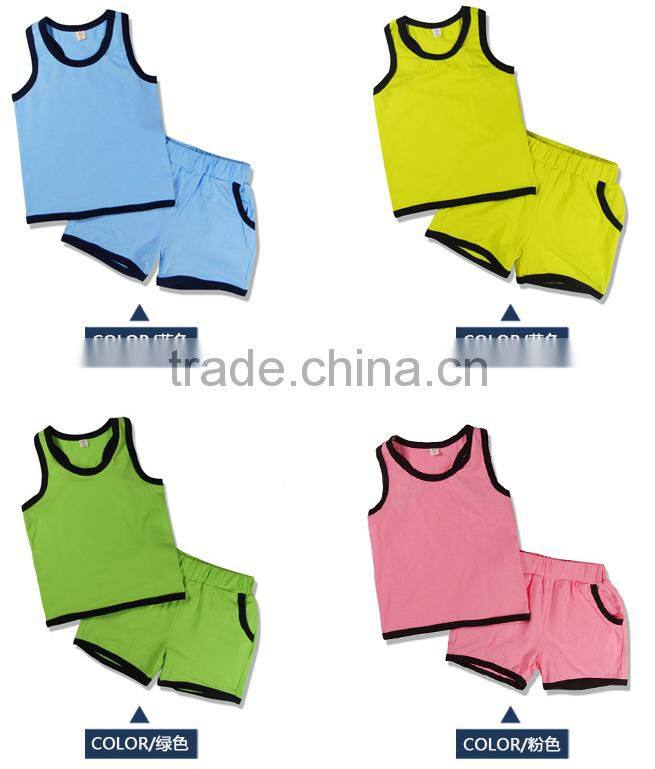 custom designer baby boutique clothing little child pajamas cotton spandex blank baby fashion pajamas