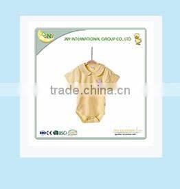 100% cotton stripe short sleeve baby boy onesie romper