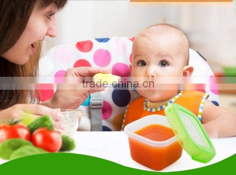 baby food container baby blocks freezer storage containers