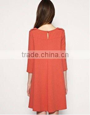 Young Ladies Casual Pleated Dresses Clothing Manufacture