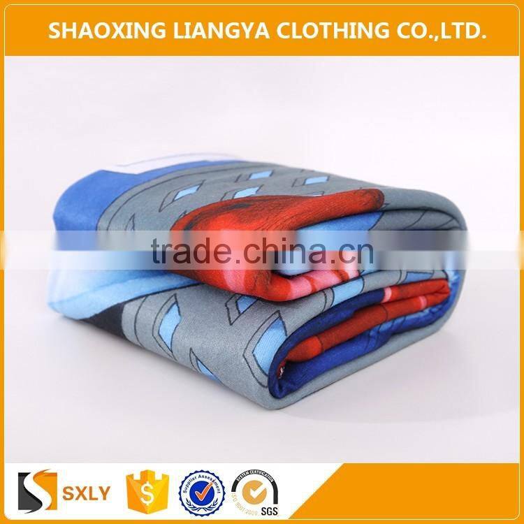 Factory price digital printing fleece blanket, Large blankets