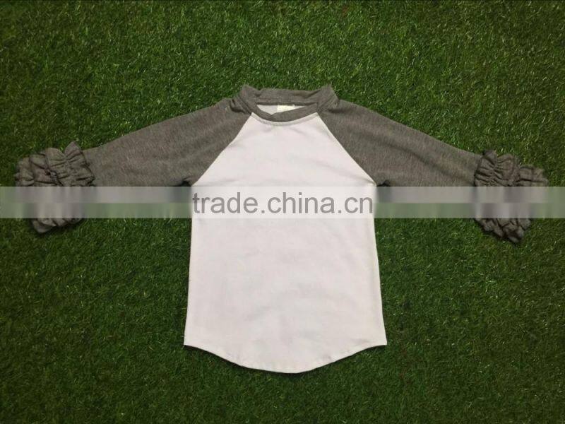 wholesale boutique baby clothes fashion simple design princess T-shirt latest design girls top