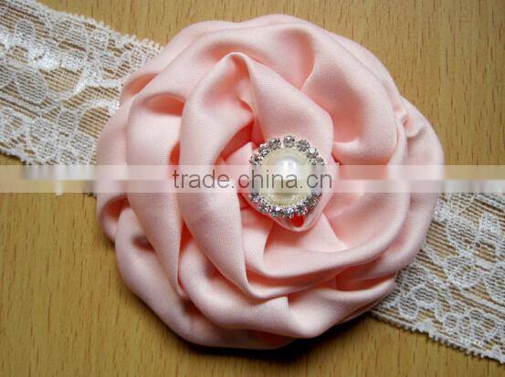 girl lace headband, newborn lace headband