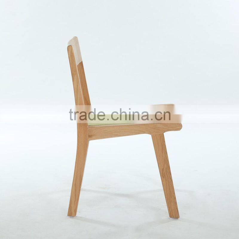 Upholstered Ash fancy living room wooden Chair