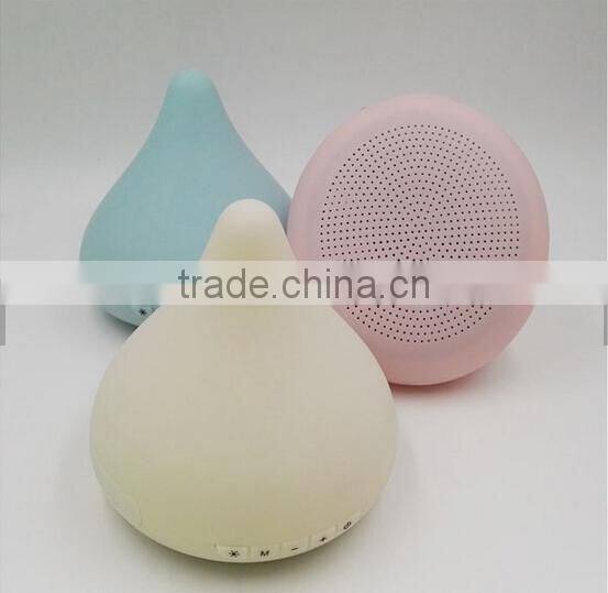 Creativety Design Led Lamp Coloful Music Player Drop Water Wireless Bluetooth Speaker