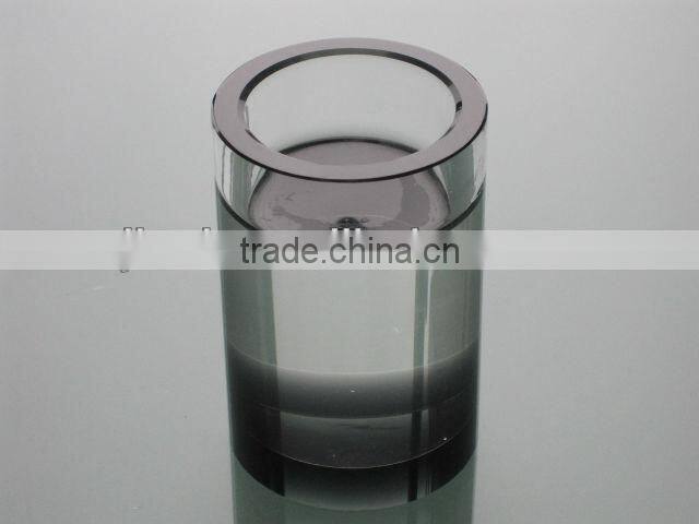 Round Crystal candle jar