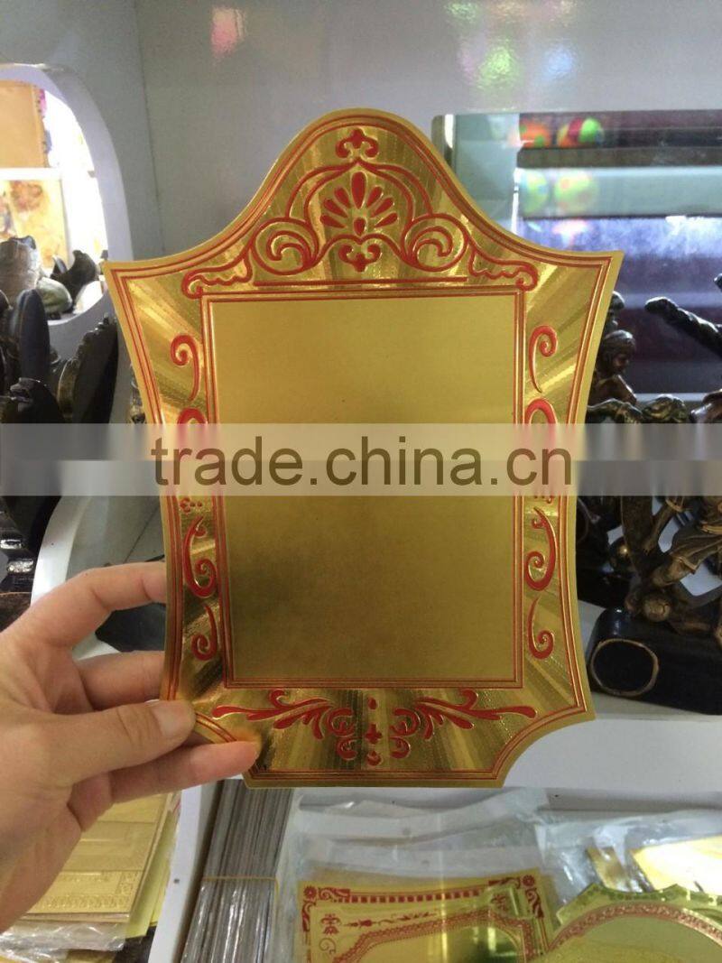 Fashion design gold foil cheap genuine gold foil