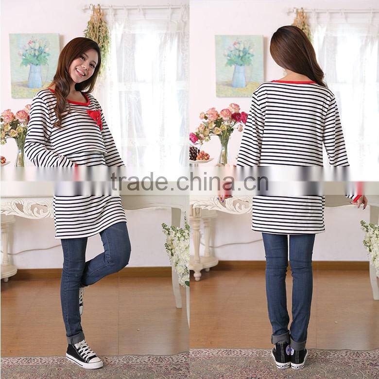 2017 Mama Love Fashion Maternity Clothing Maternity dress Breastfeeding Clothes for pregnant women