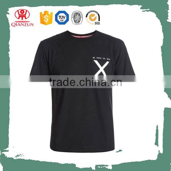 Design Your Own Plain Cotton Pocket T Shirt Wholesale