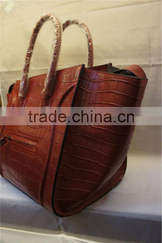 SS-2055 fashion leather ladies shoulder bag