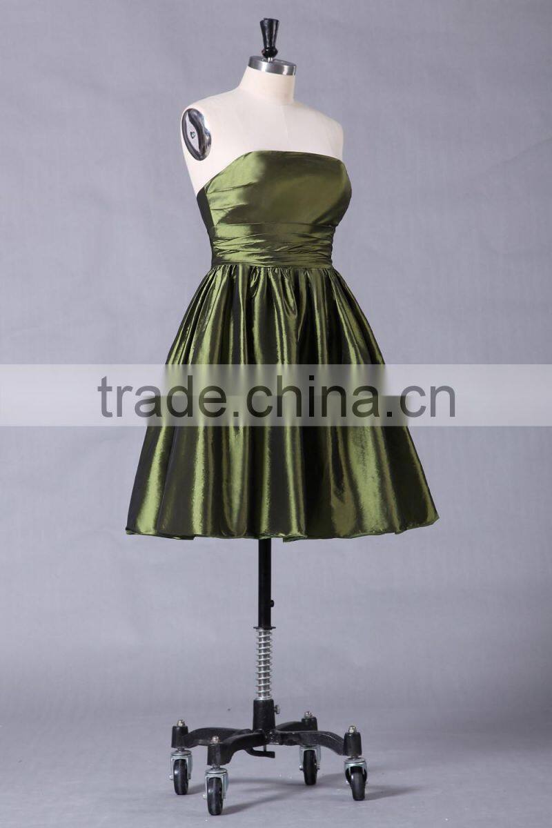 2017 New Fashion Elegant A-line Sweetheart tulle with short evening dress prom dresses ED109