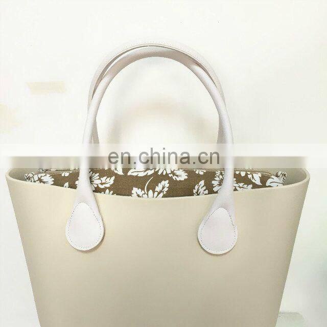 2017 Wholesale custom lady eva bag silicone t o te bag