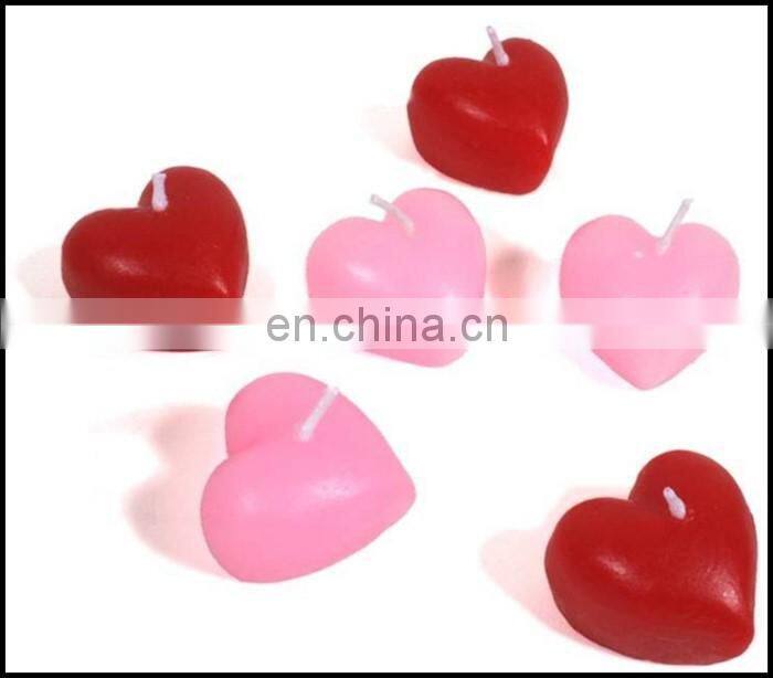 Pack of red and pink floating heart candles