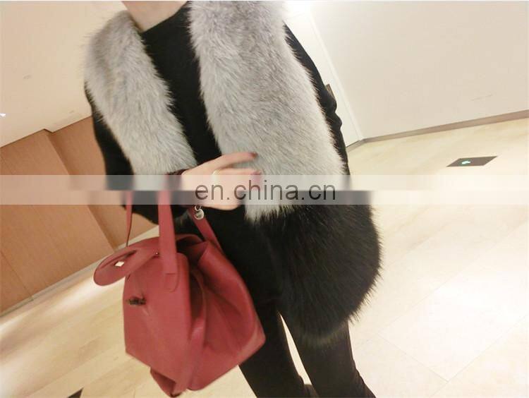 2016 Winter Top Sell Women's Gilet Fashion Luxurious Real Fur Vest