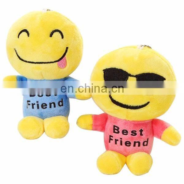 Fashion Wechat Whatsapp Emotion Plush Stuffed Toys OEM Design Emoji Dolls For Kids