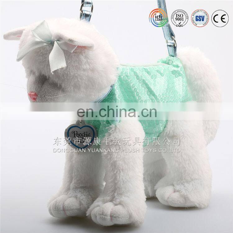 2015 New arrival!plush cosmetic &makeup bag for travel using