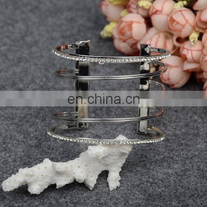 Newest design bangle shinny bangle Rose gold bangle with shell bracelet