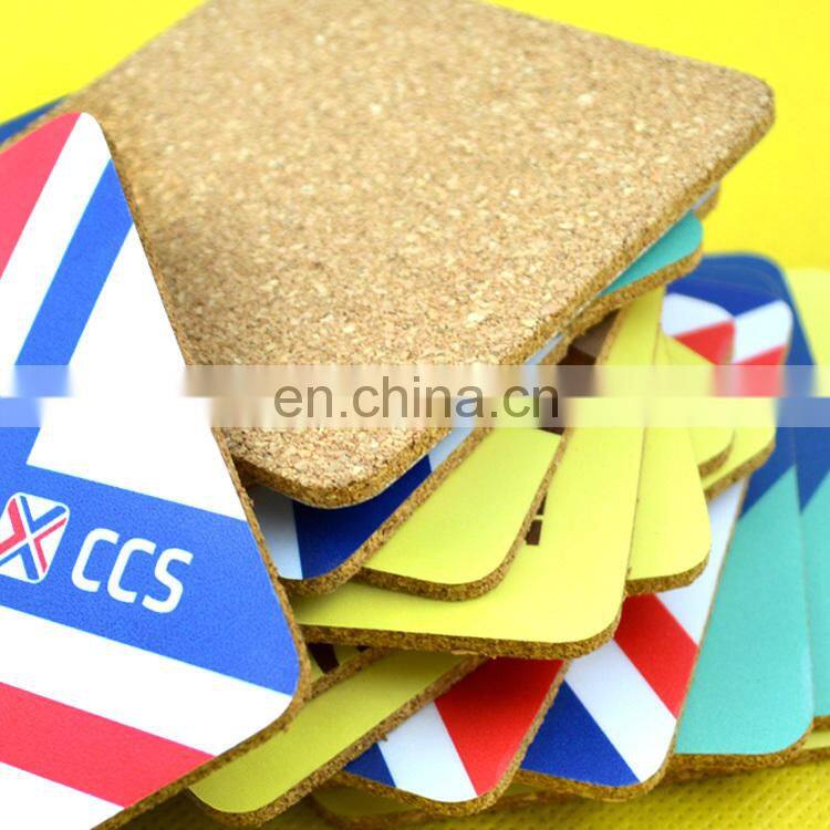 full colors designs custom printed coasters cork