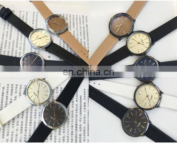 Hot sale china leather watch couple watch mens watch