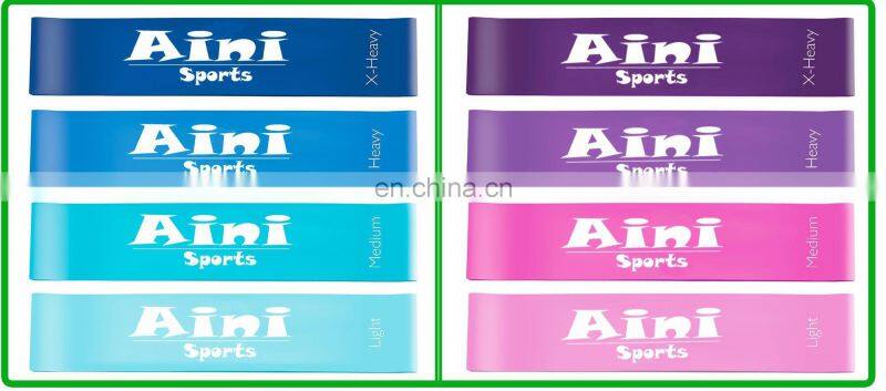 China Wholesale Top Grade Custom Logo Color Weight Competition Resistance Loop Bands,Crossfit Exercise Fitness Loop Bands